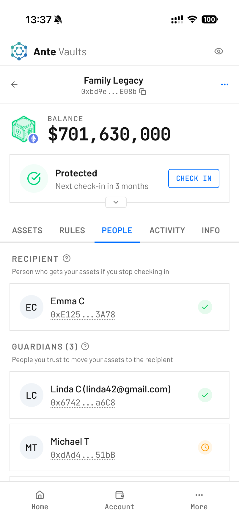 Ante App Preview